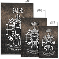 Wonder Print Shop Area Rug - Baldr God Area Rug RLT12 - Wonder Print Shop