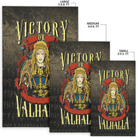 Wonder Print Shop Area Rug - Victory or Valhalla Area Rug RLT12 - Wonder Print Shop