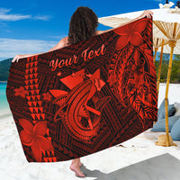 Custom Personalised Hawaii Sarong Kakau Kanaka Maoli Combine Polynesian Shark Ver.06 - Wonder Print Shop