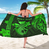 Custom Personalised Hawaii Sarong Kakau Kanaka Maoli Combine Polynesian Shark Ver.02 - Wonder Print Shop