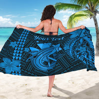 Custom Personalised Hawaii Sarong Kakau Kanaka Maoli Combine Polynesian Shark Ver.03 - Wonder Print Shop