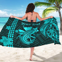 Custom Personalised Hawaii Sarong Kakau Kanaka Maoli Combine Polynesian Shark Ver.04 - Wonder Print Shop