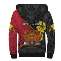 The Kumuls PNG Sherpa Hoodie Papua New Guinea Polynesian Dynamic Style Black - Wonder Print Shop