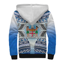 Fiji Sherpa Hoodie Kaiviti Fijian Special Tapa Pattern - Wonder Print Shop