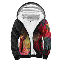 Custom Personalised Papua New Guinea Sherpa Hoodie Bird of Paradise LT13 - Wonder Print Shop