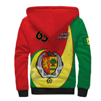 Senegal Sherpa Hoodie Happy 63th Independence Day - Wonder Print Shop