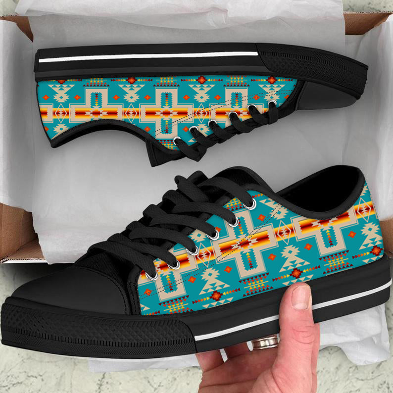 turquoise-tribe-design-native-american-low-top-canvas-shoes