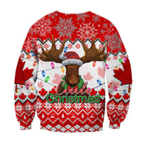 Christmas Moose Canada Sweater 2022  LT6 - Wonder Print Shop