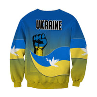 Ukraine Sweatshirt National Flag Style - Wonder Print Shop