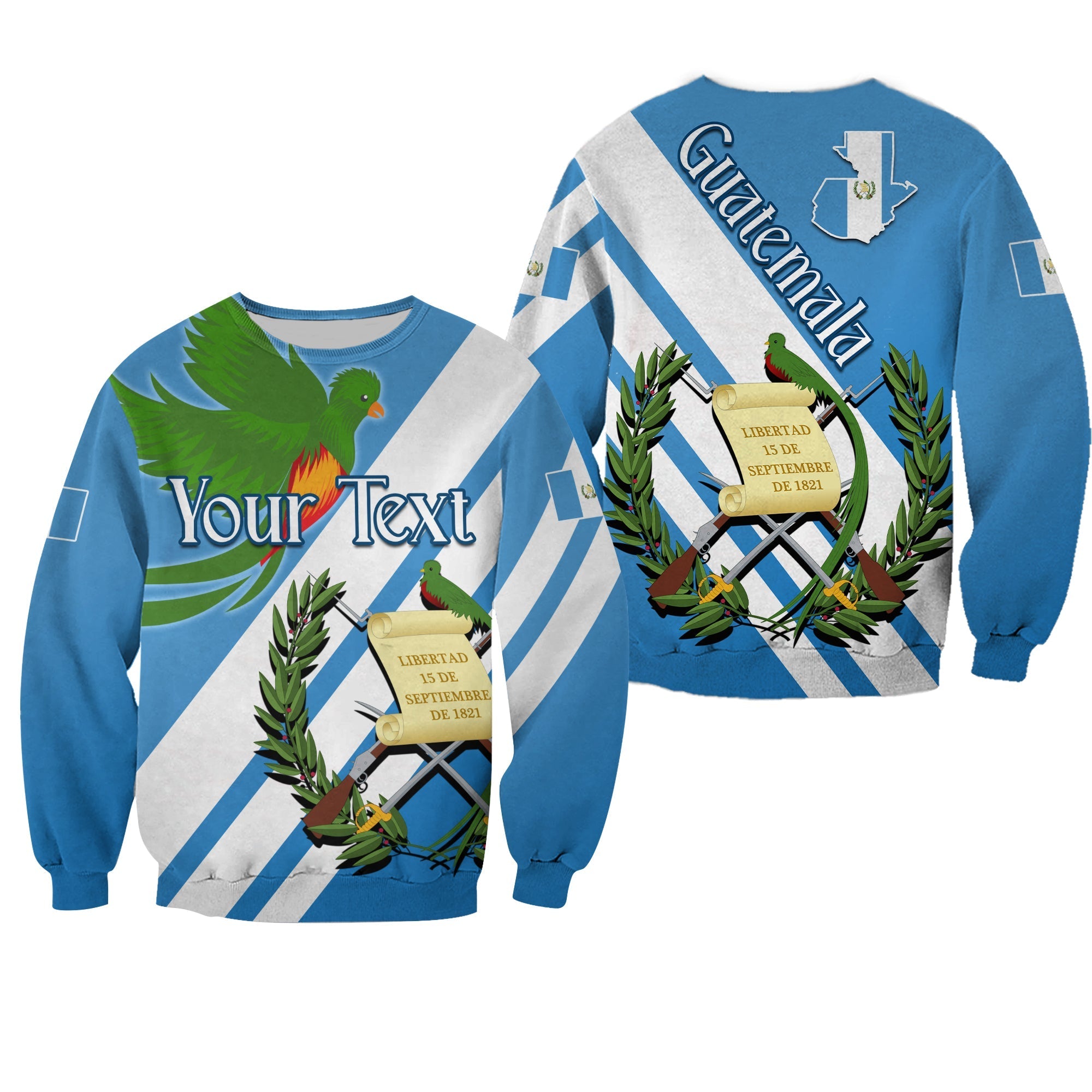 custom-personalised-guatemala-sweatshirt-resplendent-quetzal-gorgeous