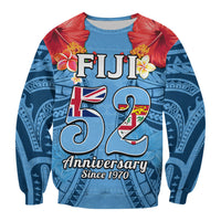 Fiji 1970 Sweatshirt Happy 52 Years Independence Anniversary - Wonder Print Shop