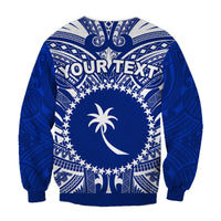 (Custom Personalised) Chuuk Sweatshirt Micronesia Simple Pattern LT13 - Wonder Print Shop