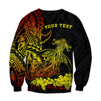 (Custom Personalised) Hawaii Polynesian Sweatshirt Wild Hammerhead Sharks Fresh Life LT13 - Wonder Print Shop