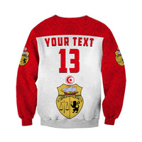 (Custom Text and Number) Tunisia Sweatshirt Tunisian Patterns Sporty Style LT13 - Wonder Print Shop