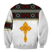 Ethiopia Tibeb Sweatshirt Ethiopian Cross Fashion LT13 - Wonder Print Shop