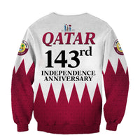 Qatar Sweatshirt Happy National Day Style Flag LT13 - Wonder Print Shop
