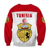 Tunisia Sweatshirt Tunisian Patterns Sporty Style LT13 - Wonder Print Shop