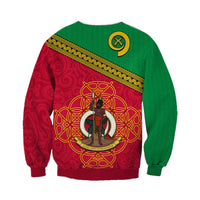 Vanuatu Sweatshirt Pattern Sand Drawing LT13 - Wonder Print Shop