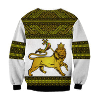 Ethiopia Tibeb Sweatshirt Royal Ethiopian Cross LT13 - Wonder Print Shop