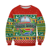 South Africa Christmas Sweatshirt African Springbok LT13 - Wonder Print Shop