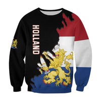 Netherlands Sweatshirt Style Flag and Map Holland LT13 - Wonder Print Shop