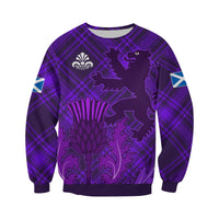 Scotland Sweatshirt Thistle Scottish Be Unique LT13 - Wonder Print Shop