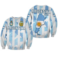 Argentina Football Sweatshirt AFA Champions 2022 Sporty Style - Wonder Print Shop