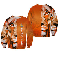 Netherlands Sweatshirt Style Lusty Dutch Lion LT13 - Wonder Print Shop