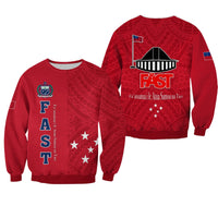 F.A.S.T Samoa Sweatshirt We Ready Polynesian Samoan LT13 - Wonder Print Shop