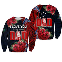 Samoa Fathers Day Sweatshirt Polynesian Best Dad Ever LT13 - Wonder Print Shop