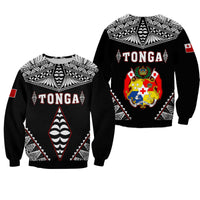 Tonga Sweatshirt Tongan Kupesi Pattern LT13 - Wonder Print Shop