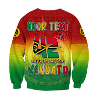 (Custom Personalised) Vanuatu Independence Day Sweatshirt 42nd Anniversary Yumi Yumi Yumi LT13 - Wonder Print Shop