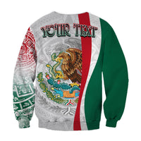 Custom Personalised Mexico Sweatshirt Mexican Eagles Aztec Pattern LT13 - Wonder Print Shop
