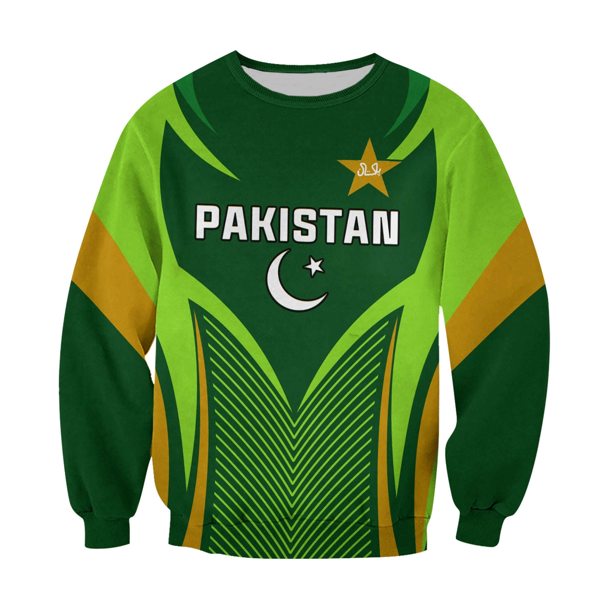 custom-text-and-number-pakistan-cricket-sweatshirt-green-shaheens-champion