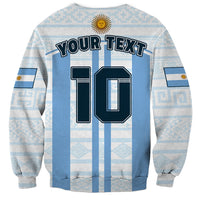 Sudadera Argentina 2022 azul unisex con número 10 y escudo AFA
