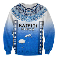 Fiji Sweatshirt Kaiviti Fijian Special Tapa Pattern - Wonder Print Shop