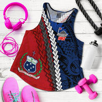 F.A.S.T Samoa Women Racerback Tank Polynesian LT13 - Wonder Print Shop