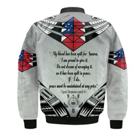 Samoa Black Saturday Bomber Jacket 28 Dec 1929 Visual Arts LT9 - Wonder Print Shop