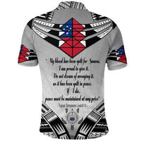 Samoa Black Saturday Polo Shirt 28 Dec 1929 Visual Arts - Wonder Print Shop