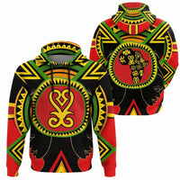 African Hoodie Adinkra Sankofa Pullover - Wonder Print Shop