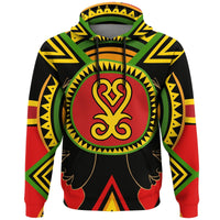 African Hoodie Adinkra Sankofa Pullover - Wonder Print Shop