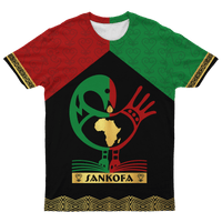 African T Shirt Sankofa Bird African Tee - Wonder Print Shop