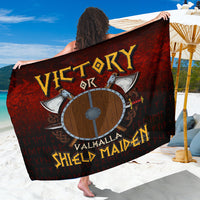 Viking Sarong - Victory or Valhalla Shield Maiden Sarong RLT12 - Wonder Print Shop