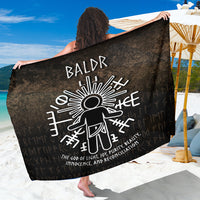 Wonder Print Shop Sarong - Baldr God Sarong RLT12 - Wonder Print Shop