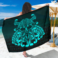 Viking Sarong - Vikings Odin Valhalla - Cyan Version Sarong RLT12 - Wonder Print Shop