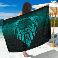 Viking Sarong - Eye of Odin - Cyan Version Sarong RLT12 - Wonder Print Shop