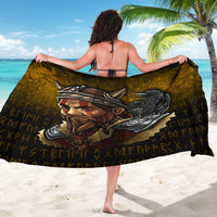 Viking Sarong - Viking Warrior Odin Valhalla Raven Sarong RLT12 - Wonder Print Shop