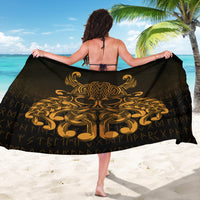 Viking Sarong - Vikings Odin Valhalla - Gold Version Sarong RLT12 - Wonder Print Shop