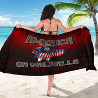Viking Sarong - America Or Valhalla Sarong RLT12 - Wonder Print Shop
