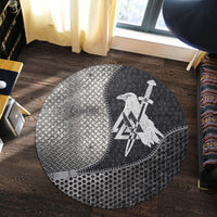 viking-carpet-scandinavian-myths-raven-round-carpet